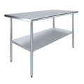 Stainless Steel Work Table with Undershelf X38340