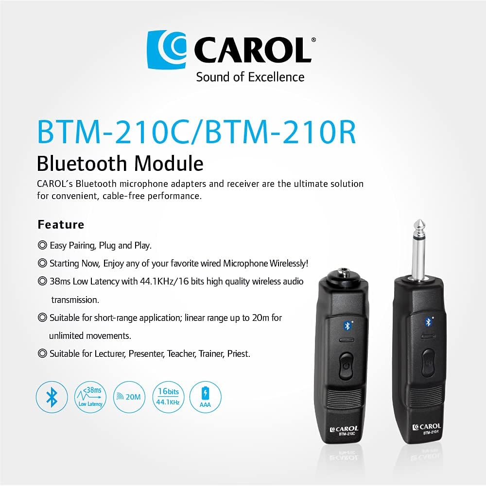 Plug-on Microphone Wireless System with Bluetooth Wireless Transmission N152871