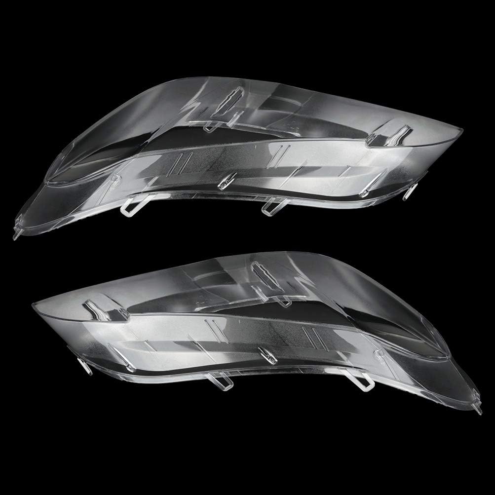Left+Right Headlight Headlamp Clear Lens Shell Cover E519916