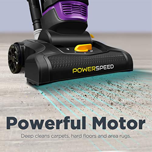 Lightweight Upright Vacuum Cleaner for Carpet and Hard Floor T1510