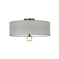 Black Heritage Brass LED Semi-Flush Mount A682264