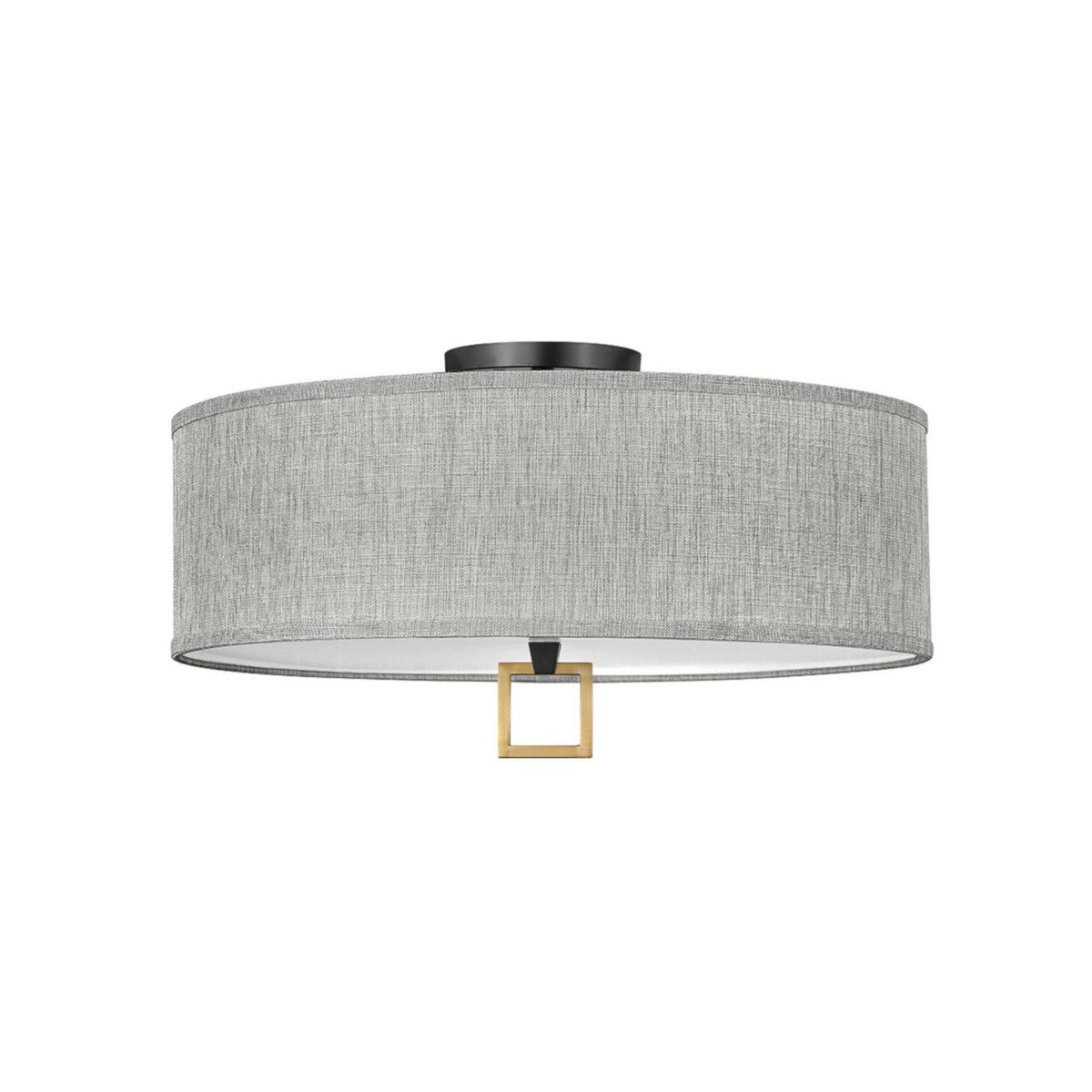Black Heritage Brass LED Semi-Flush Mount A682264