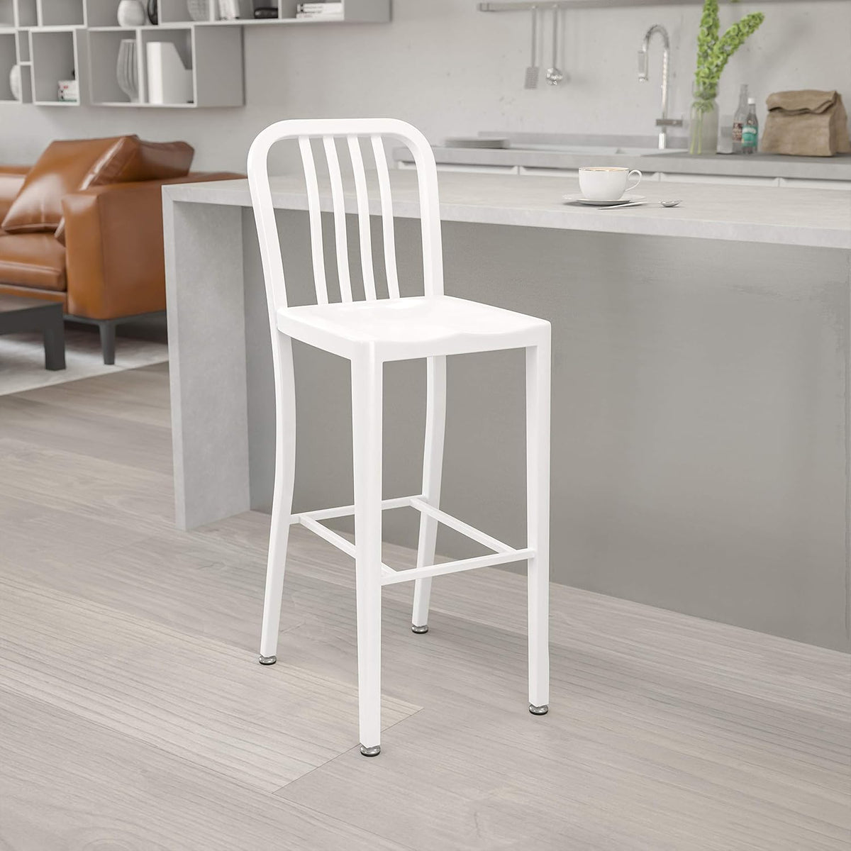 Yellow Metal Barstool C482281