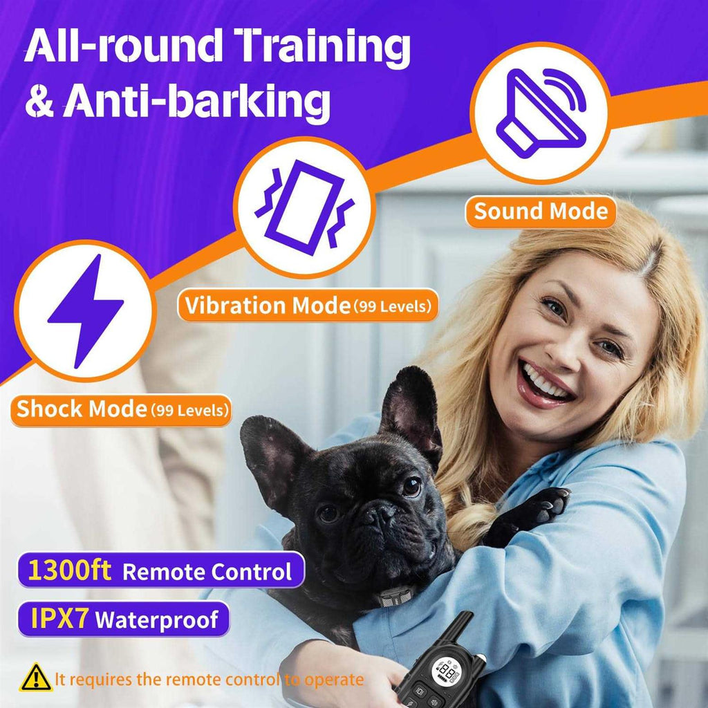 Anti Bark Training Collar for Small Dogs 5-15lbs F58871