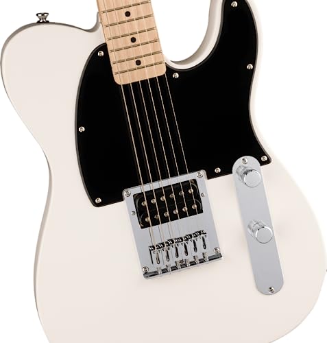 Arctic White Electric Guitar with Maple Fingerboard B7612