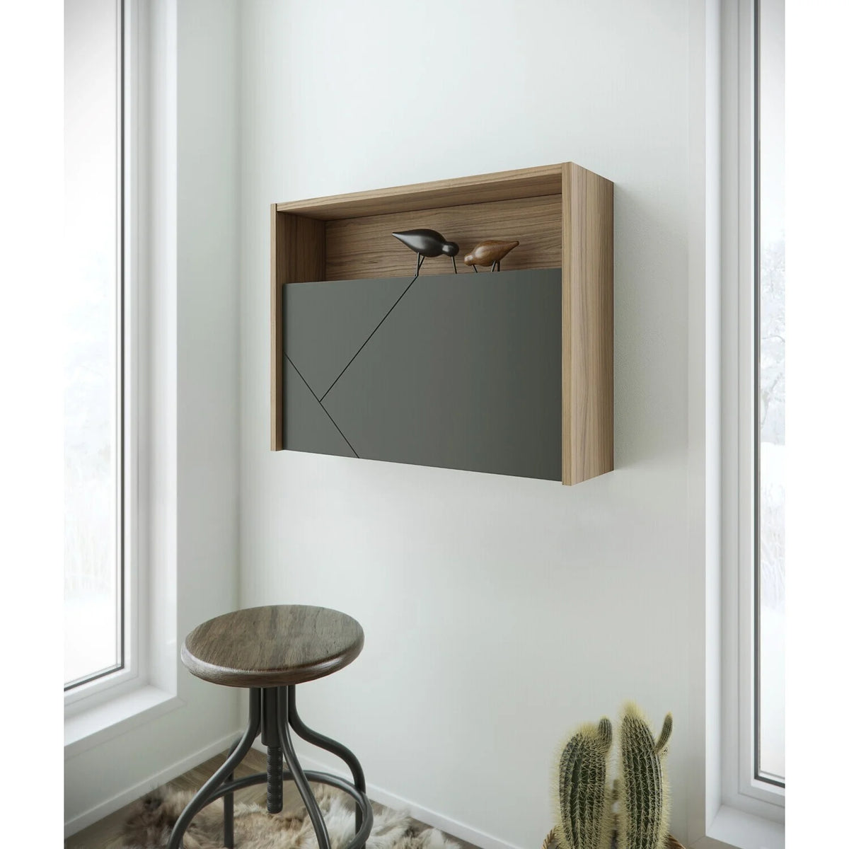 Slim Secretary Desk D17436
