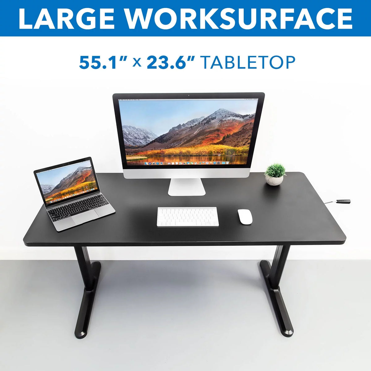 Hand Crank Sit-Stand Desk B8584