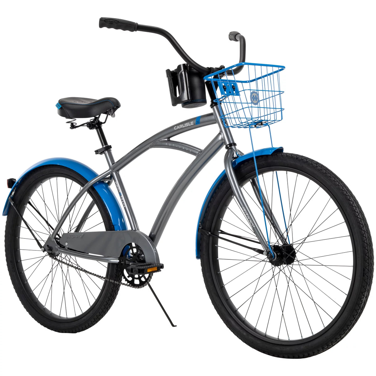 Gray and Blue 26-In. Cruiser Bicycle Z749807