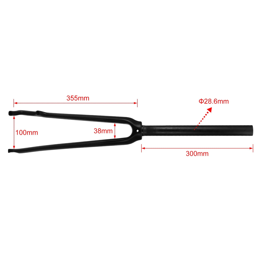 Full Carbon Fiber Road Bike Front Fork for Disc Brake/C-brake 28.6mm 700*23C M4851