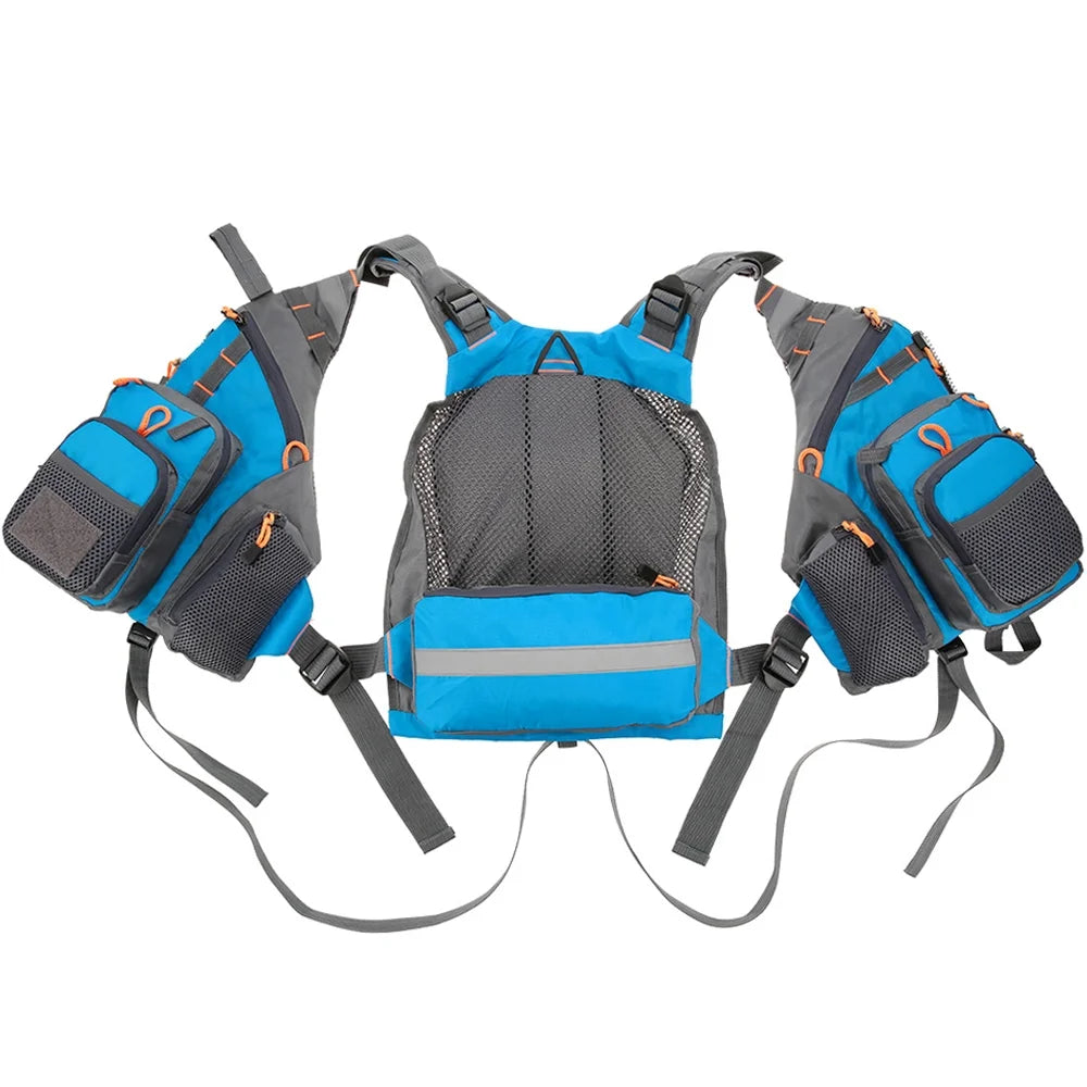 Outdoor Padded Fishing Life Jacket Swimming Sailing Waistcoat Floatation Device S928019