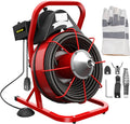 75Ft x 1/2Inch 370W Electric Drain Auger Cleaner with 8 Cutters U463440
