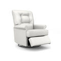 Ivory Linen Swivel Glider Recliner P984