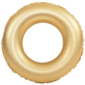 35" Inflatable Golden Pool Ring Float I7548