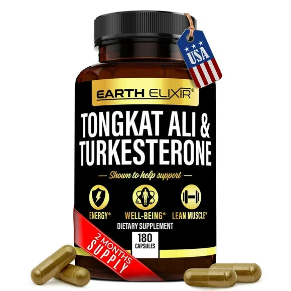 1000mg Turkesterone and 400mg Tongkat Ali 180 Capsules Supplement I702704