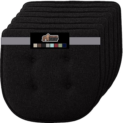 Beige Set of 2 Memory Foam Chair Cushions 16x16 A2837