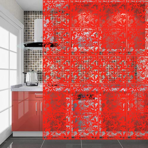 White 12 pcs PVC Room Divider F756