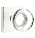 Passage Round Knob with Square Rose R1971