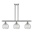 Brushed Satin Nickel 3 Light Island Light D582