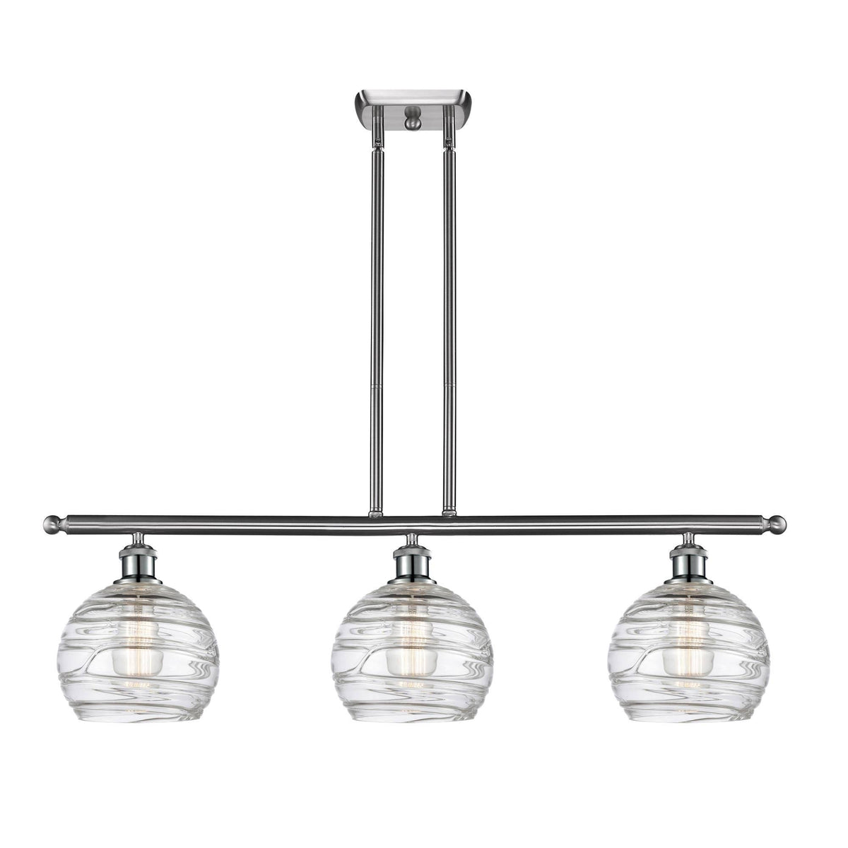 Brushed Satin Nickel 3 Light Island Light D582