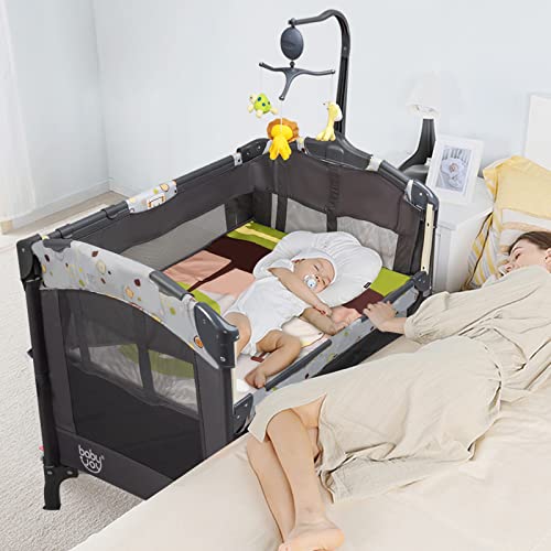 4 in 1 Pack and Play with Bassinet and Changing Table F981