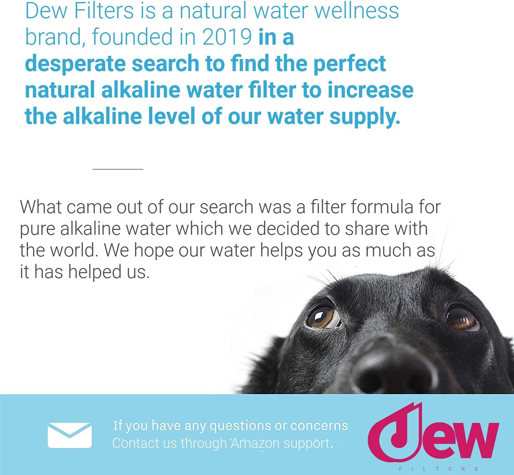 6-Pack Replacement Alkaline Water Filter Cartridge B79182