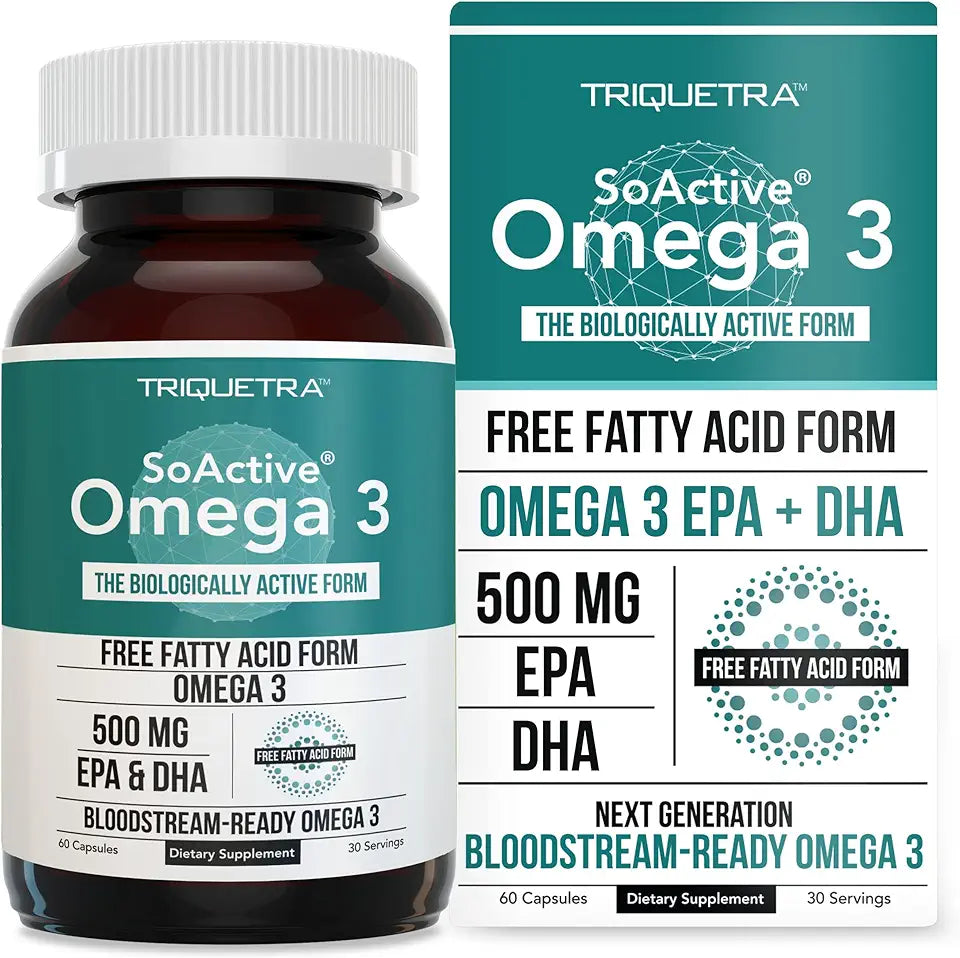 Omega 3 EPA & DHA 60 Capsules K54782