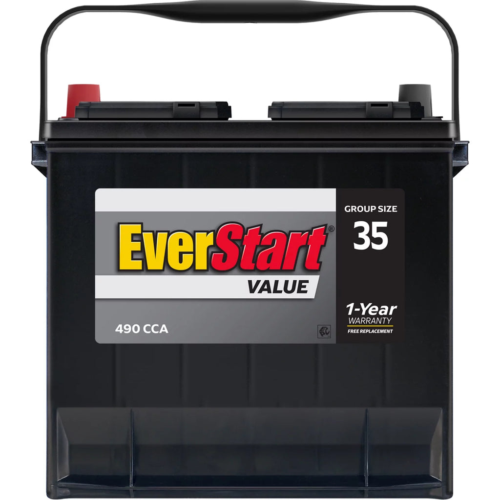 Lead Acid Automotive Battery Group Size 35 12 Volt 490 CCA F9716