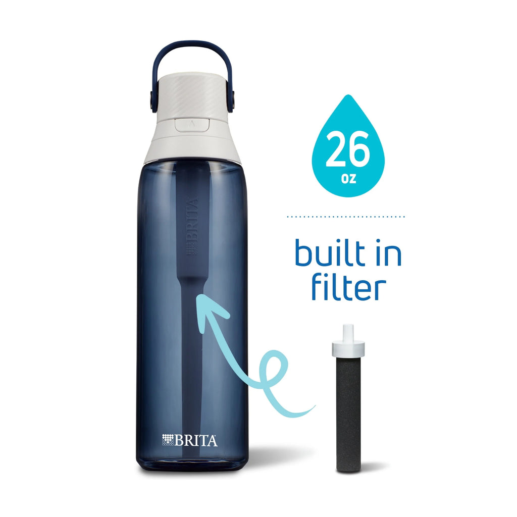 26oz Leak Proof Filtered Water Bottle with Straw G690