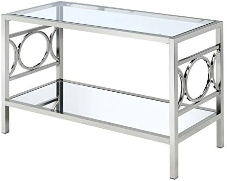 Chrome Metal Console Table G9069