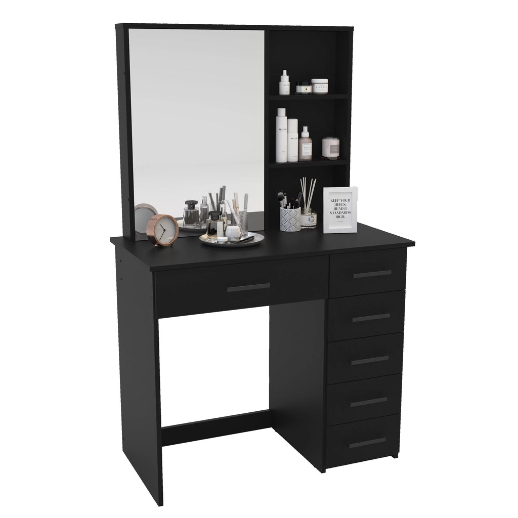 Modern Black Makeup Vanity Table P42084
