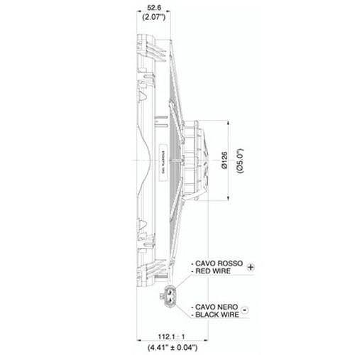 16in Puller Fan Curved Blade J834528