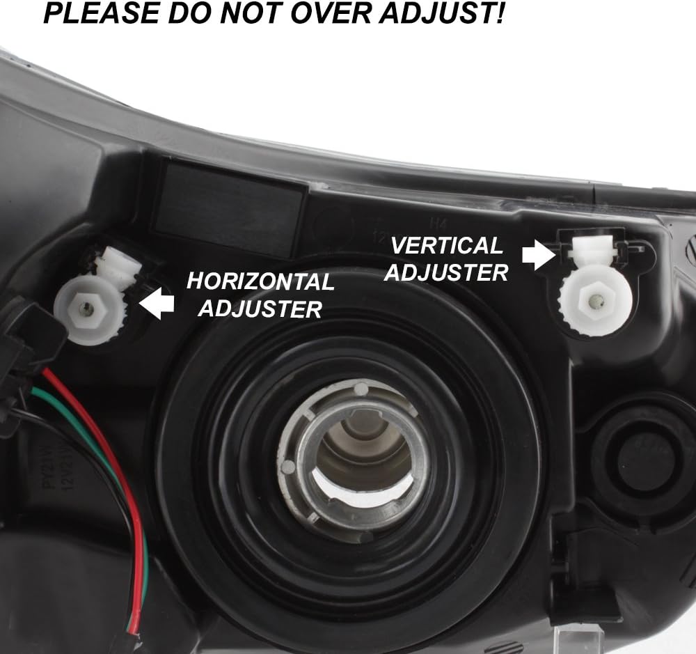 Driver Left + Passenger Right Side Pair Halogen Headlights for Chevy Cruze H4187