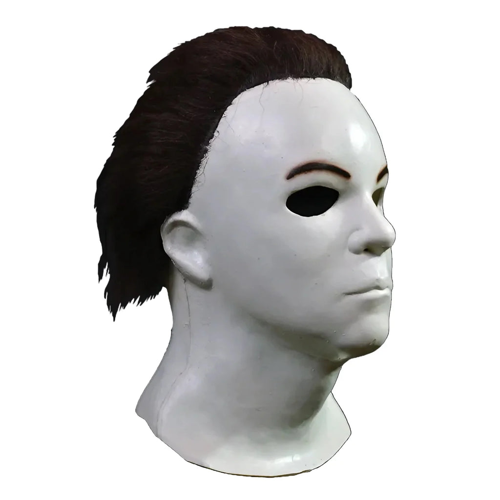 White Latex Halloween Costume Mask V892