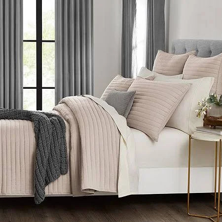 Beige Rice Stitch Quilt A2368