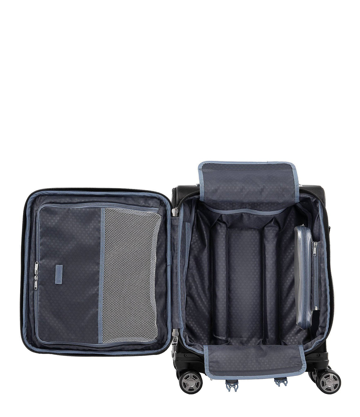 Vintage Grey Expandable Carry On Spinner Z685603