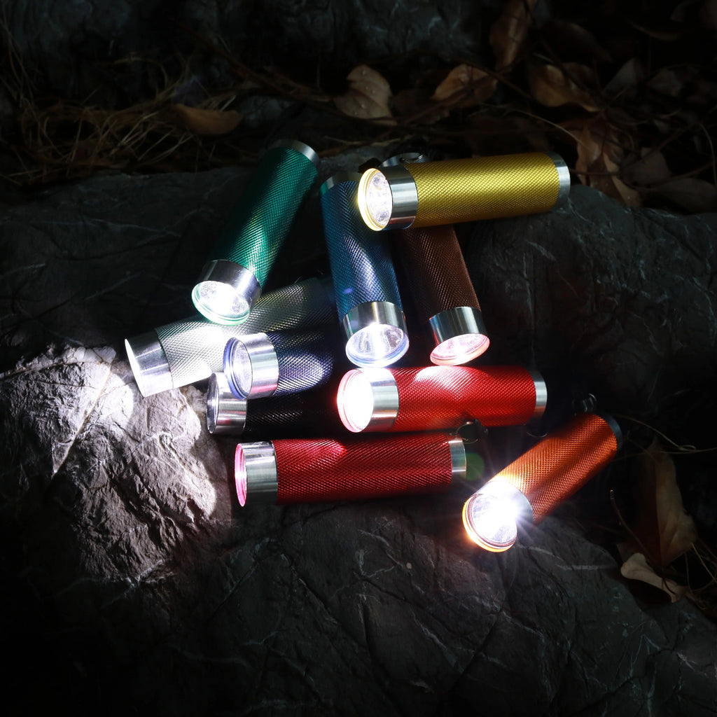 LED Flashlights 10-pack 50 Lumens Multicolor H865291
