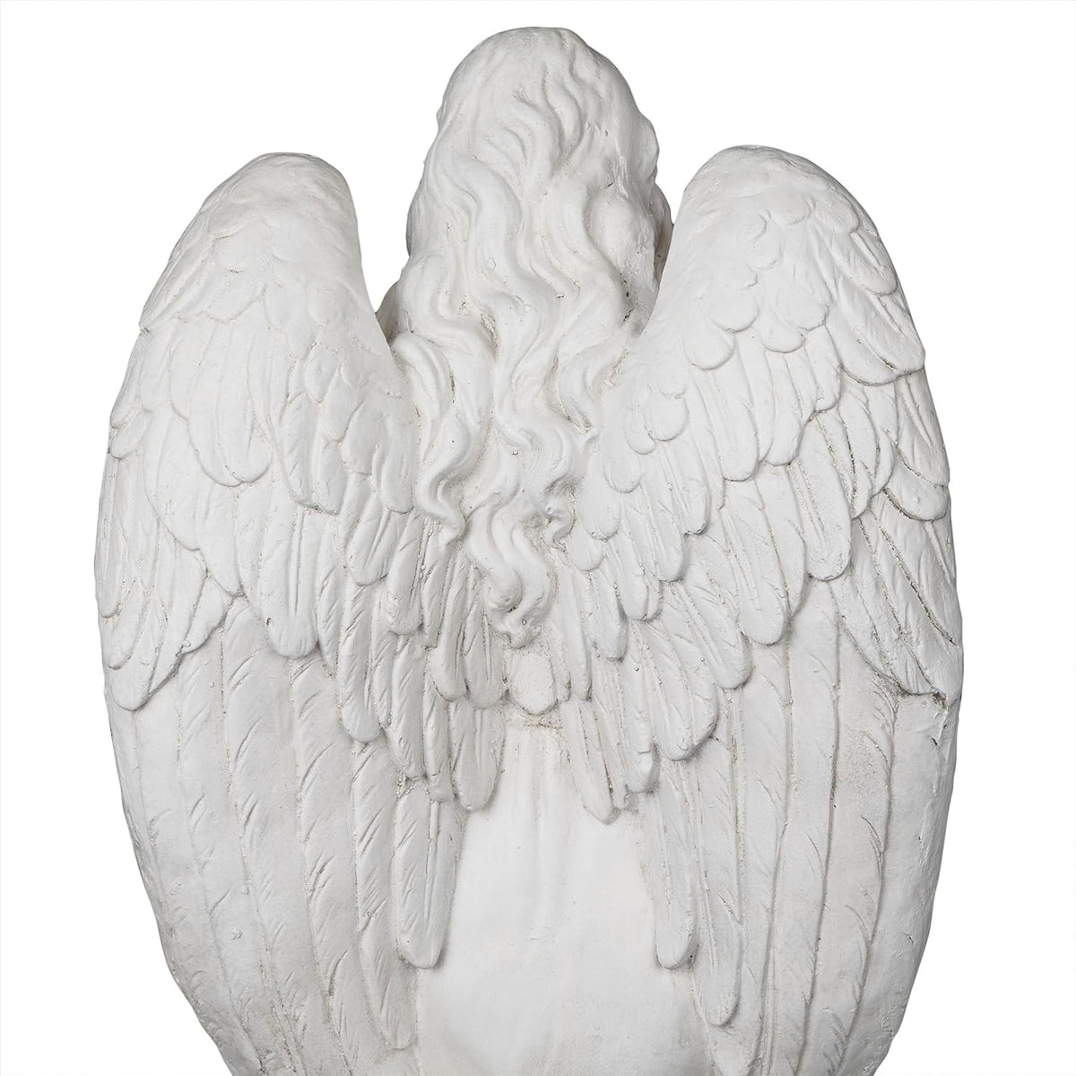 White Kneeling Praying Angel Statue Q36086