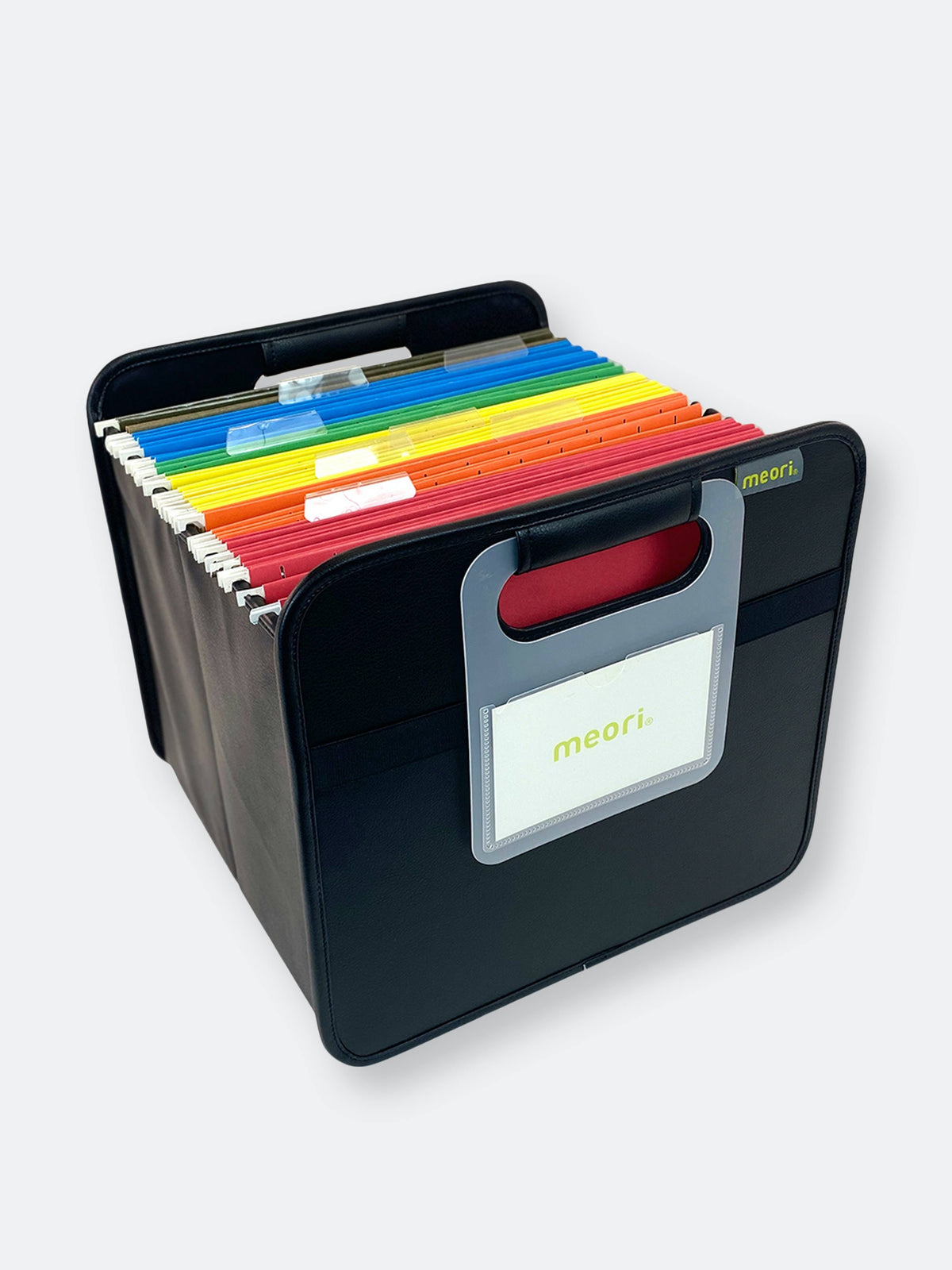 Foldable Hanging File Box Black Q551