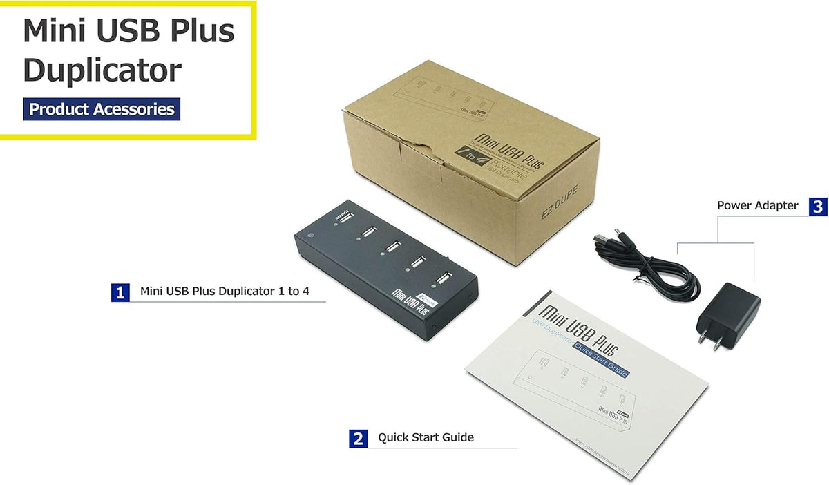 1 to 4 USB Duplicator Standalone Flash Memory Drive Copier K55285