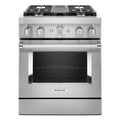 4 Burner Dual Fuel Freestanding Smart Range in Stainless Steel W791