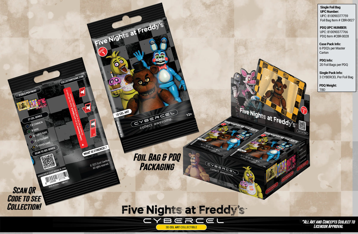 Five Nights At Freddy's Series 1 CYBERCEL PDQ Z147855