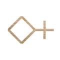 Red Oak Decorative Fretwork Wood Wall Panels (10-Pack) G55662