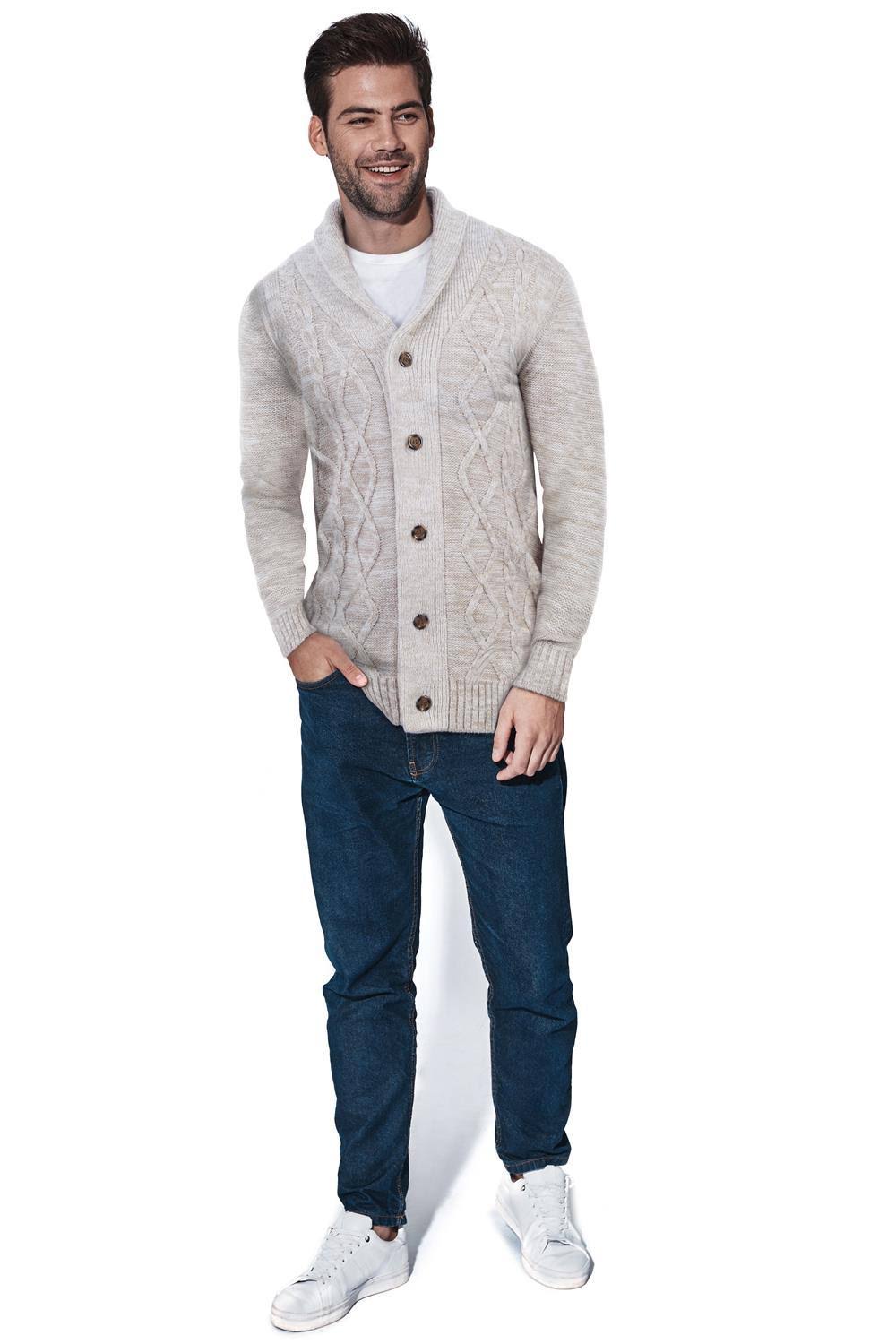 XXL Cable Knit Cardigan W64025
