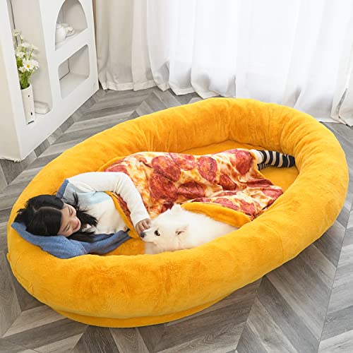 XXXXXXL Dog Bed with Matching Blanket D2985