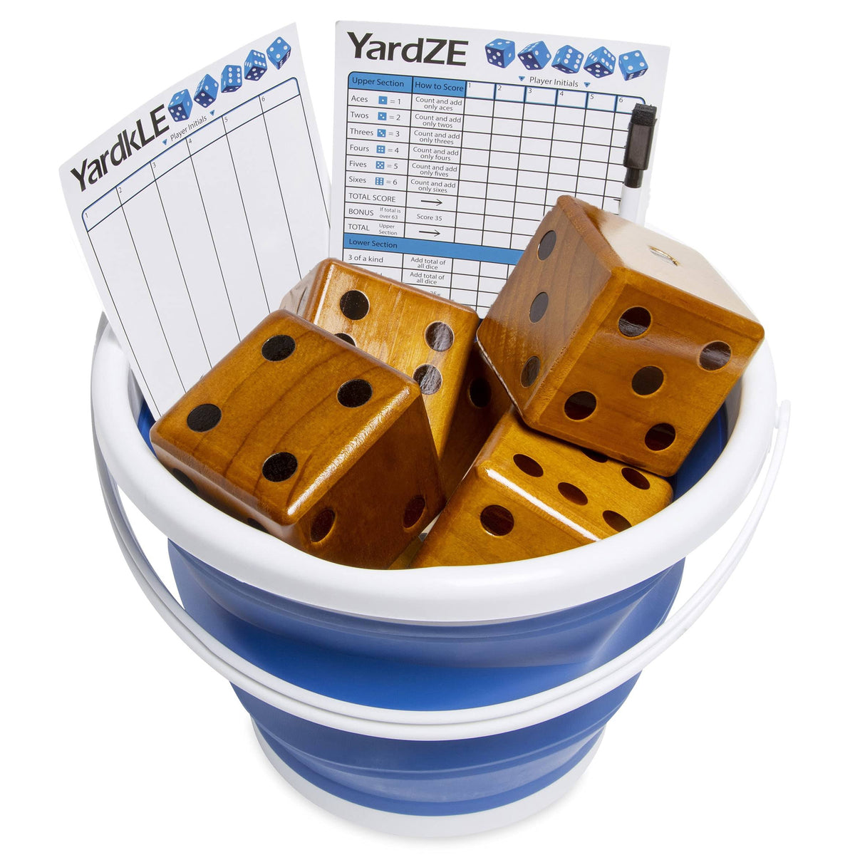 Stained Yardzee and Yard Farkle Dice Set H81429