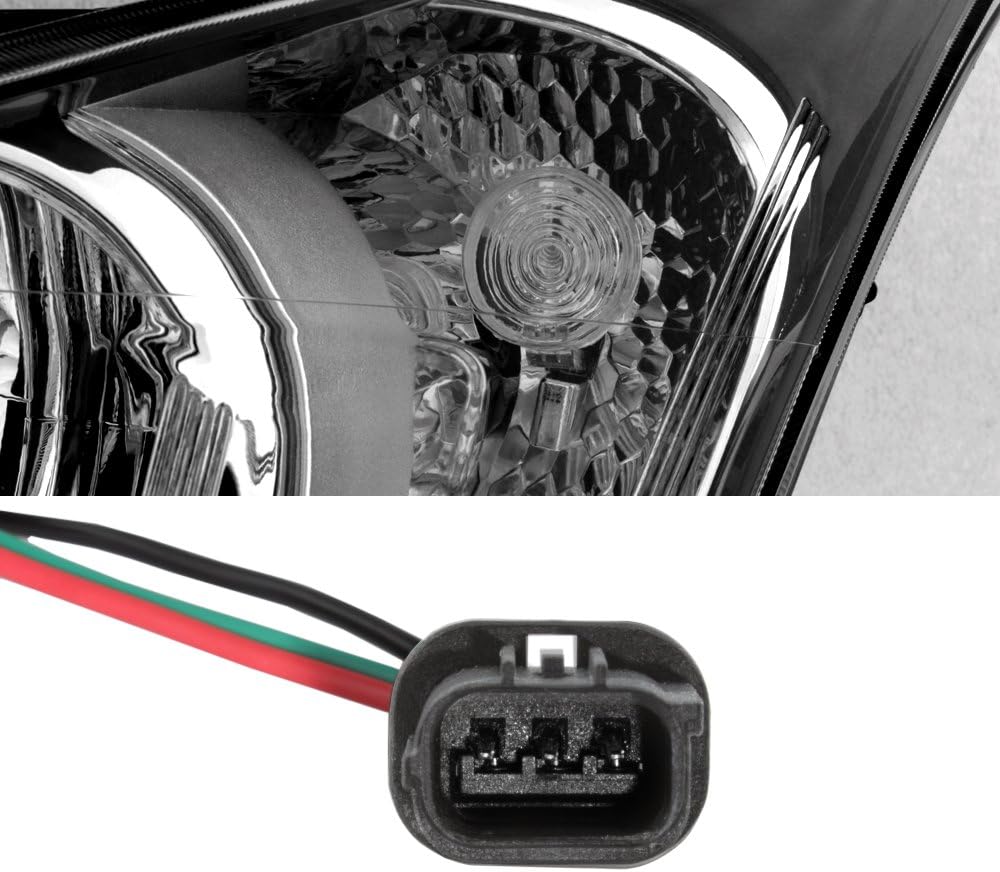 Driver Left + Passenger Right Side Pair Halogen Headlights for Chevy Cruze H4187