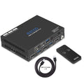 USB 3.0 KVM Switch HDMI 2-Port 4K60 with Stereo Audio Extractor C902