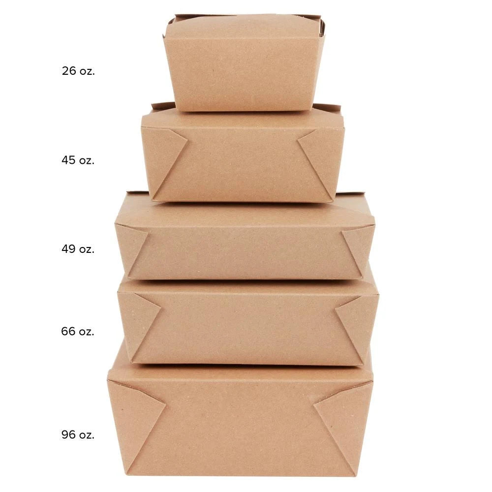 Kraft Microwavable Paper #2 Take-Out Container 200/Case G5334