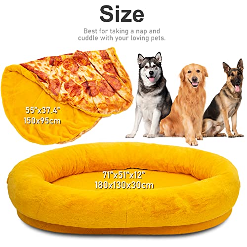 XXXXXXL Dog Bed with Matching Blanket D2985