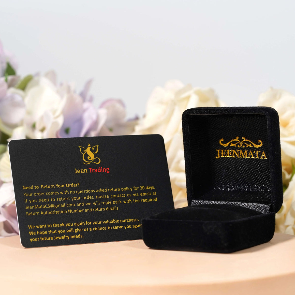 18K Black Gold Plated Silver Moissanite Engagement Ring N7200